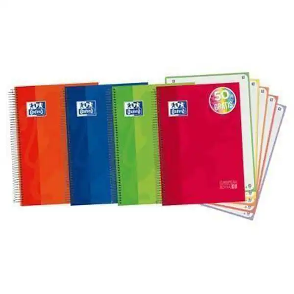 RECAMBIO OXFORD A4 100GR 100HJ 5X5 4 TALADROS 100430204 RECAMBIO OXFORD A4 100GR 100HJ 5X5 4 TALADROS 100430204