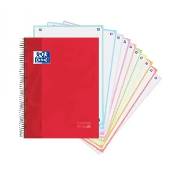 CUADERNO OXFORD EUROPEANBOOK 10 TAPA EXTRADURA A4+ 150HJ 90GR 5X5 COL. SURTIDOS (400151482) CUADERNO OXFORD EUROPEANBOOK 10 TAPA EXTRADURA A4+ 150HJ 90GR 5X5 COL. SURTIDOS (400151482)