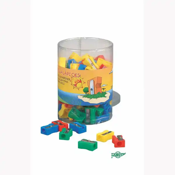 AFILALAPIZ DE PLASTICO 1 USO FAIBO (PB2) AFILALAPIZ DE PLASTICO 1 USO FAIBO (PB2)