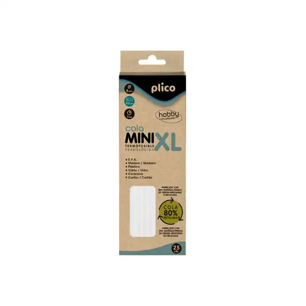 BARRITAS TERMOFUSIBLES MINI XL ECO 25 UDS PLICO 1655 BARRITAS TERMOFUSIBLES MINI XL ECO 25 UDS PLICO 1655