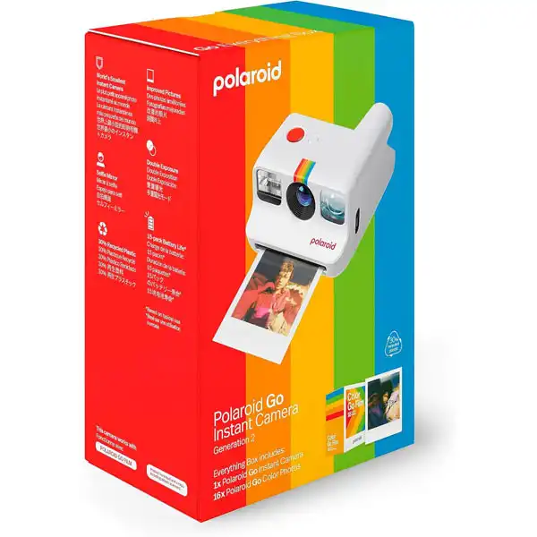 POLAROID Everything Box Go Generation 2 Camara instantanea + Pack of Film - Blanco (6282) POLAROID Everything Box Go Generation 2 Camara instantanea + Pack of Film - Blanco (6282)