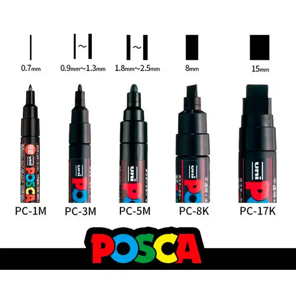 UNI POSCA BOLD BLUE PC-8K PC8K00300 UNI POSCA BOLD BLUE PC-8K PC8K00300