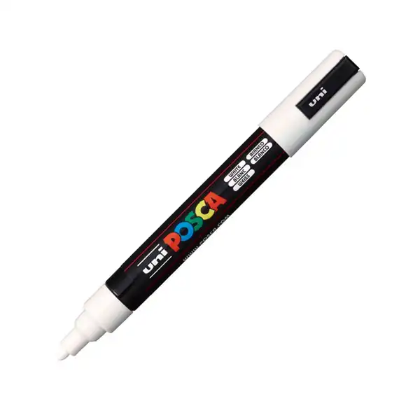 UNI POSCA MEDIUM BLANCO UNI-BALL (PC5M01400) UNI POSCA MEDIUM BLANCO UNI-BALL (PC5M01400)