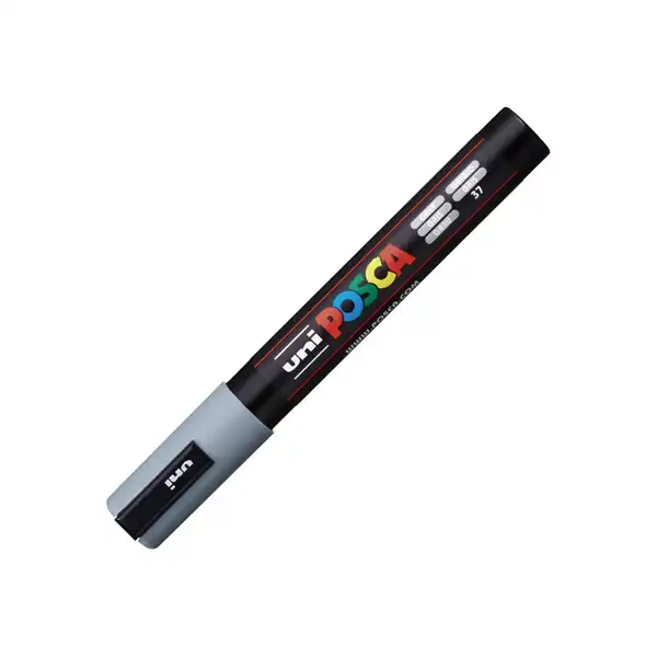 UNI POSCA MEDIUM GRIS UNI-BALL (PC5M1500) UNI POSCA MEDIUM GRIS UNI-BALL (PC5M1500)