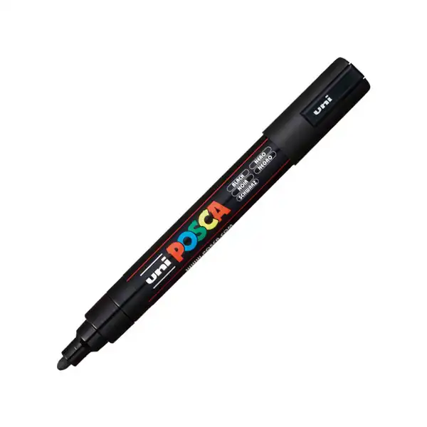 UNI POSCA MEDIUM NEGRO UNI-BALL (PC5M00200) UNI POSCA MEDIUM NEGRO UNI-BALL (PC5M00200)