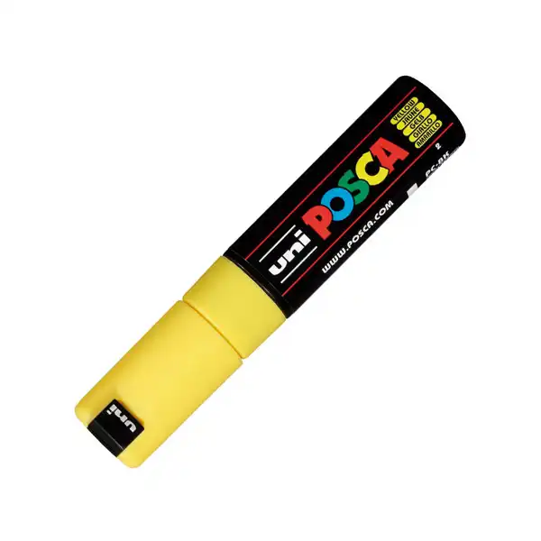 UNI POSCA BOLD YELLOW PC-8K PC8K01100 UNI POSCA BOLD YELLOW PC-8K PC8K01100