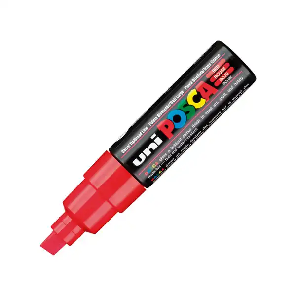 UNI POSCA BOLD RED PC-8K PC8K00400 UNI POSCA BOLD RED PC-8K PC8K00400