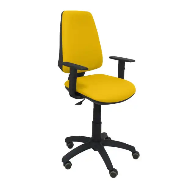 SILLA ELCHE CP BALI AMARILLO BRAZOS REGULABLES RUEDAS DE PARQUET 14CPBALI100B10RP PIQUERAS Y CRESPO SILLA ELCHE CP BALI AMARILLO BRAZOS REGULABLES RUEDAS DE PARQUET 14CPBALI100B10RP PIQUERAS Y CRESPO