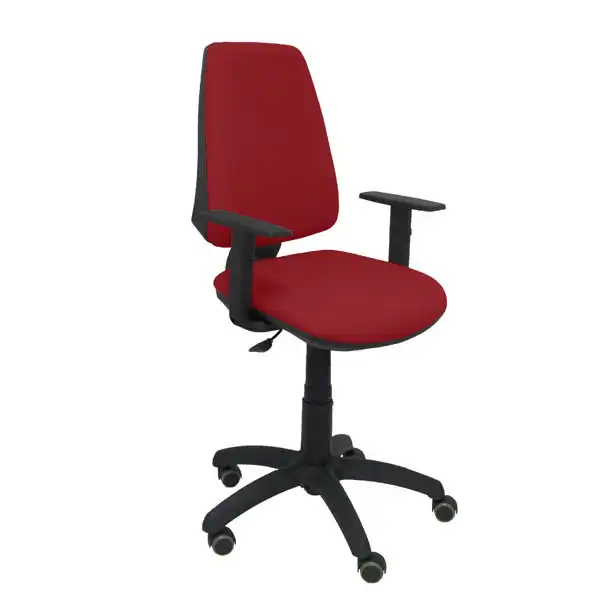 SILLA ELCHE CP BALI GRANATE BRAZOS REGULABLES RUEDAS DE PARQUET 14CPBALI933B10RP PIQUERAS Y CRESPO SILLA ELCHE CP BALI GRANATE BRAZOS REGULABLES RUEDAS DE PARQUET 14CPBALI933B10RP PIQUERAS Y CRESPO