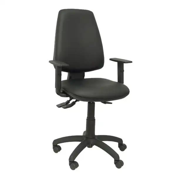 SILLA ELCHE S SIMILPIEL NEGRO BRAZOS REGULABLES 14SSPNEB10 PIQUERAS Y CRESPO SILLA ELCHE S SIMILPIEL NEGRO BRAZOS REGULABLES 14SSPNEB10 PIQUERAS Y CRESPO