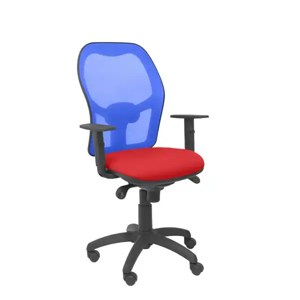 SILLA JORQUERA MALLA AZUL ASIENTO BALI ROJO 15SABALI350 PIQUERAS Y CRESPO SILLA JORQUERA MALLA AZUL ASIENTO BALI ROJO 15SABALI350 PIQUERAS Y CRESPO