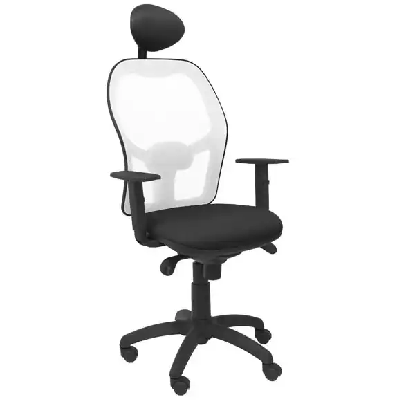 SILLA JORQUERA MALLA BLANCA ASIENTO BALI NEGRO CON CABECERO FIJO 15SBBALI840C PIQUERAS Y CRESPO SILLA JORQUERA MALLA BLANCA ASIENTO BALI NEGRO CON CABECERO FIJO 15SBBALI840C PIQUERAS Y CRESPO