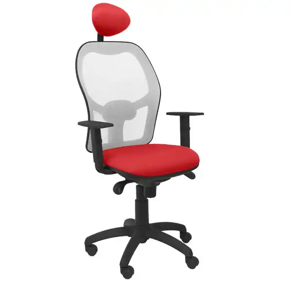 SILLA JORQUERA MALLA GRIS ASIENTO BALI ROJO CON CABECERO FIJO 15SGRBALI350C PIQUERAS Y CRESPO SILLA JORQUERA MALLA GRIS ASIENTO BALI ROJO CON CABECERO FIJO 15SGRBALI350C PIQUERAS Y CRESPO