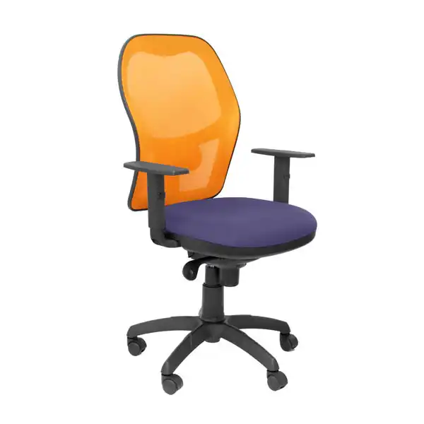 SILLA JORQUERA MALLA NARANJA ASIENTO BALI AZUL CLARO SILLA JORQUERA MALLA NARANJA ASIENTO BALI AZUL CLARO