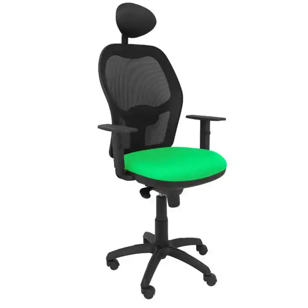 SILLA JORQUERA MALLA NEGRA ASIENTO BALI VERDE CON CABECERO FIJO 15SNBALI15C PIQUERAS Y CRESPO SILLA JORQUERA MALLA NEGRA ASIENTO BALI VERDE CON CABECERO FIJO 15SNBALI15C PIQUERAS Y CRESPO