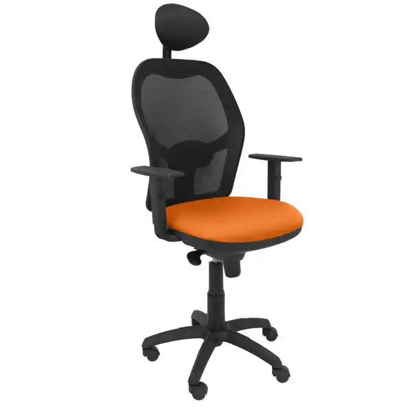 SILLA JORQUERA MALLA NEGRA ASIENTO BALI NARANJA CON CABECERO FIJO 15SNBALI308C PIQUERAS Y CRESPO SILLA JORQUERA MALLA NEGRA ASIENTO BALI NARANJA CON CABECERO FIJO 15SNBALI308C PIQUERAS Y CRESPO