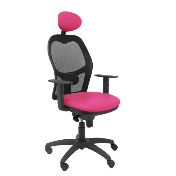 SILLA JORQUERA MALLA NEGRA ASIENTO SIMILPIEL ROSA CON CABECERO FIJO 15SNSPRSC PIQUERAS Y CRESPO SILLA JORQUERA MALLA NEGRA ASIENTO SIMILPIEL ROSA CON CABECERO FIJO 15SNSPRSC PIQUERAS Y CRESPO