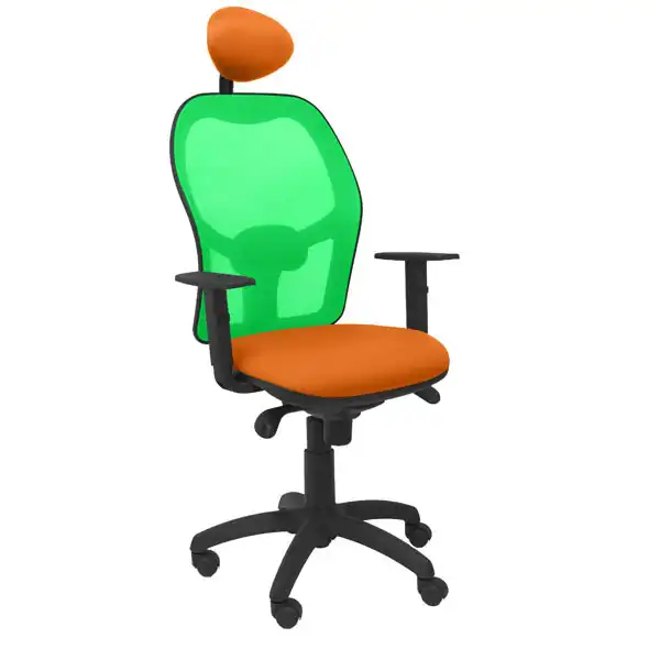 SILLA JORQUERA MALLA VERDE ASIENTO BALI NARANJA CON CABECERO FIJO 15SVBALI308C PIQUERAS Y CRESPO SILLA JORQUERA MALLA VERDE ASIENTO BALI NARANJA CON CABECERO FIJO 15SVBALI308C PIQUERAS Y CRESPO