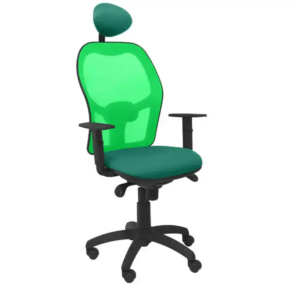 SILLA JORQUERA MALLA VERDE ASIENTO BALI VERDE CON CABECERO FIJO SILLA JORQUERA MALLA VERDE ASIENTO BALI VERDE CON CABECERO FIJO