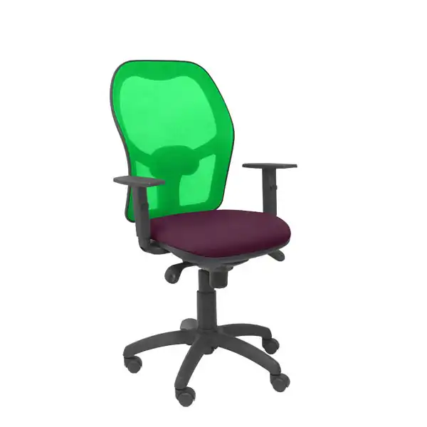 SILLA JORQUERA MALLA VERDE ASIENTO BALI MORADO SILLA JORQUERA MALLA VERDE ASIENTO BALI MORADO
