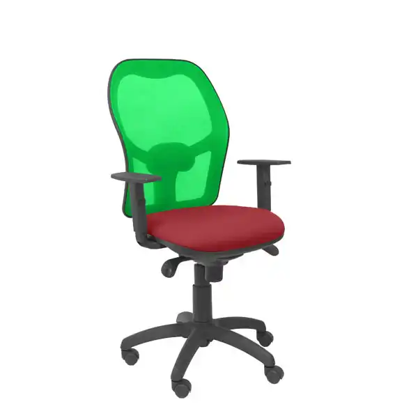 SILLA JORQUERA MALLA VERDE ASIENTO BALI GRANATE SILLA JORQUERA MALLA VERDE ASIENTO BALI GRANATE