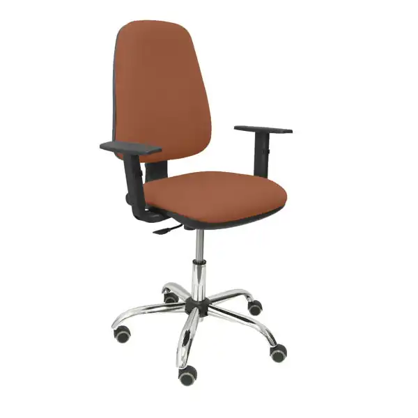 SILLA SOCOVOS BALI MARRÓN BRAZOS REGULABLES 17CPBALI363B10 PIQUERAS Y CRESPO SILLA SOCOVOS BALI MARRÓN BRAZOS REGULABLES 17CPBALI363B10 PIQUERAS Y CRESPO