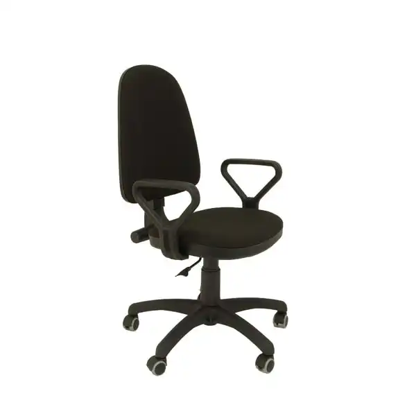 SILLA ALCALÁ ARÁN NEGRO CON BRAZOS SILLA ALCALÁ ARÁN NEGRO CON BRAZOS