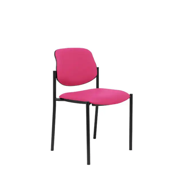 SILLA FIJA VILLALGORDO SIMILPIEL ROSA CHASIS NEGRO 27NSPRS PIQUERAS Y CRESPO SILLA FIJA VILLALGORDO SIMILPIEL ROSA CHASIS NEGRO 27NSPRS PIQUERAS Y CRESPO