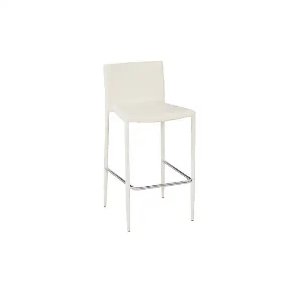 PACK 4 TABURETES TÉBAR SIMILPIEL BLANCO PACK 4 TABURETES TÉBAR SIMILPIEL BLANCO