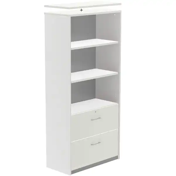 KIT STORE 156x90x45 ARMARIO DE MELAMINA SIN TECHO BLANCA/FRONTALES BLANCO SIN TAPA ROCADA KIT STORE 156x90x45 ARMARIO DE MELAMINA SIN TECHO BLANCA/FRONTALES BLANCO SIN TAPA ROCADA