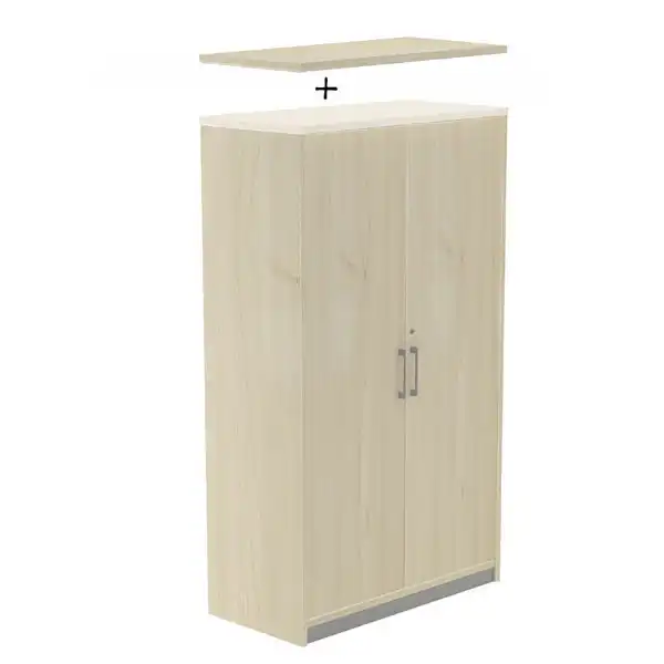 KIT STORE 156x90x45 ARMARIO DE MELAMINA SIN TECHO HAYA/PUERTAS BLANCO SIN TAPA ROCADA KIT STORE 156x90x45 ARMARIO DE MELAMINA SIN TECHO HAYA/PUERTAS BLANCO SIN TAPA ROCADA