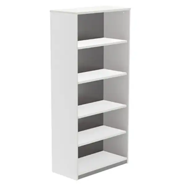KIT STORE 156x90x45 ARMARIO MELAMINA ESTRUCTURA BLANCA/TAPA GRIS ROCADA KIT STORE 156x90x45 ARMARIO MELAMINA ESTRUCTURA BLANCA/TAPA GRIS ROCADA