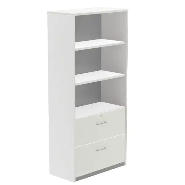 KIT STORE 195x90x45 ARMARIO MELAMINA ESTRUCTURA BLANCA/FRONTALES HAYA ROCADA KIT STORE 195x90x45 ARMARIO MELAMINA ESTRUCTURA BLANCA/FRONTALES HAYA ROCADA