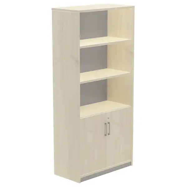 KIT STORE 195x90x45 ARMARIO MELAMINA ESTRUCTURA HAYA/PUERTAS GRIS ROCADA KIT STORE 195x90x45 ARMARIO MELAMINA ESTRUCTURA HAYA/PUERTAS GRIS ROCADA