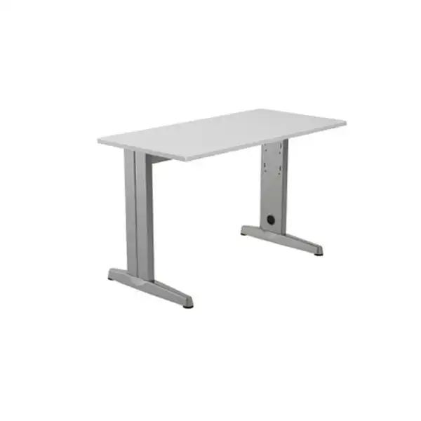 KIT MESA METAL RECTA ADJUST 140X80 ALUMINIO / GRIS ROCADA KIT MESA METAL RECTA ADJUST 140X80 ALUMINIO / GRIS ROCADA