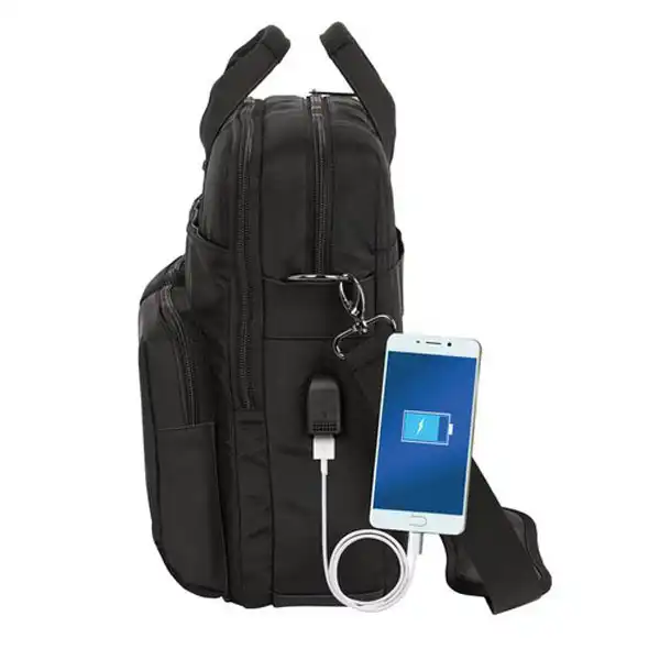 MALETIN PORTATIL 15,6 TAB 10,6 USB BUSINESS BLACK 642200378 MALETIN PORTATIL 15,6 TAB 10,6 USB BUSINESS BLACK 642200378