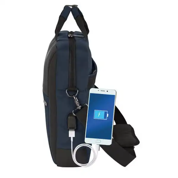 MALETIN PARA PORTATIL 15,6 TABLET USB BUSINESS BLUE 642201807 MALETIN PARA PORTATIL 15,6 TABLET USB BUSINESS BLUE 642201807