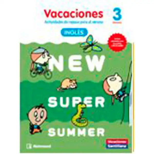 NEW SUPER SUMMER 3 SB+CD RICHMOND ISBN 9788466823005 NEW SUPER SUMMER 3 SB+CD RICHMOND ISBN 9788466823005