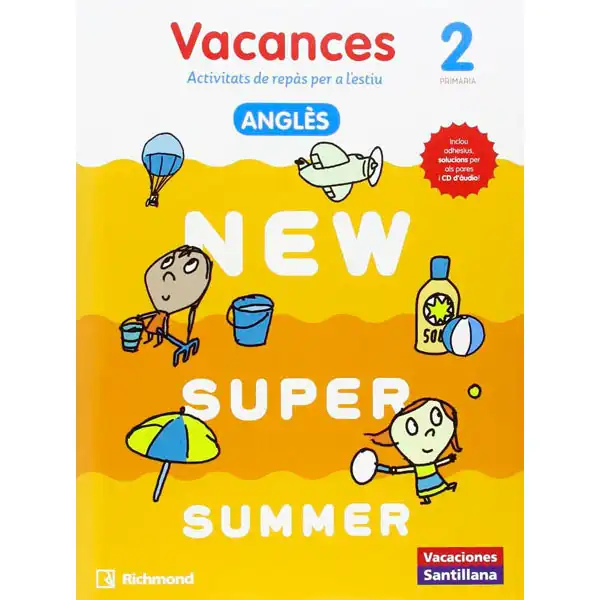 NEW SUPER SUMMER 2 SB+CD CATALAN RICHMOND ISBN 9788466823043 NEW SUPER SUMMER 2 SB+CD CATALAN RICHMOND ISBN 9788466823043