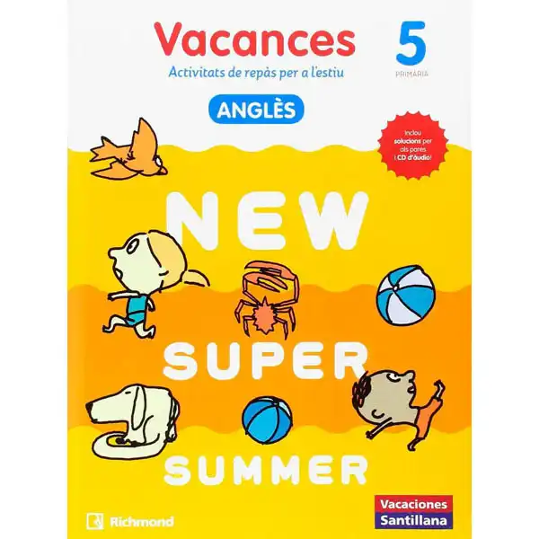 NEW SUPER SUMMER 5 SB+CD CATALAN RICHMOND ISBN 9788466823074 NEW SUPER SUMMER 5 SB+CD CATALAN RICHMOND ISBN 9788466823074