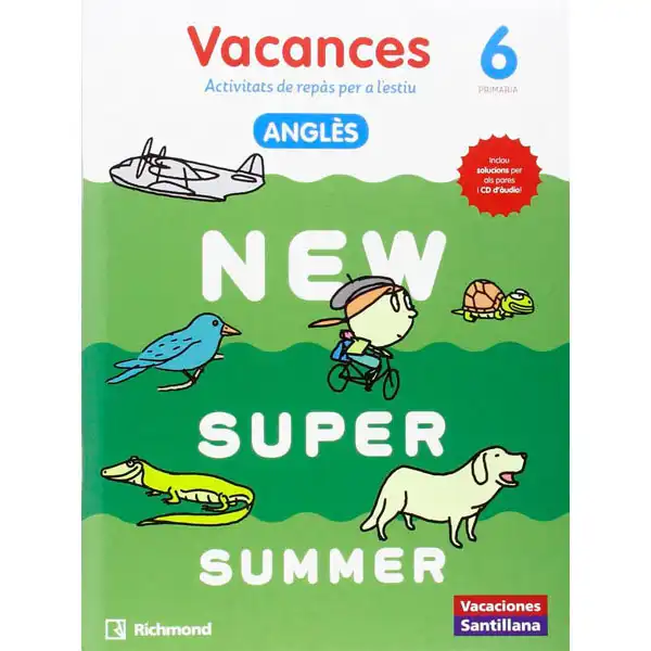 NEW SUPER SUMMER 6 SB+CD CATALAN RICHMOND ISBN 9788466823081 NEW SUPER SUMMER 6 SB+CD CATALAN RICHMOND ISBN 9788466823081