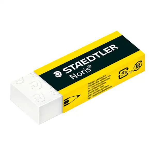 GOMA STAEDTLER DE BORRAR NORIS PARA LAPIZ (526 N20) GOMA STAEDTLER DE BORRAR NORIS PARA LAPIZ (526 N20)