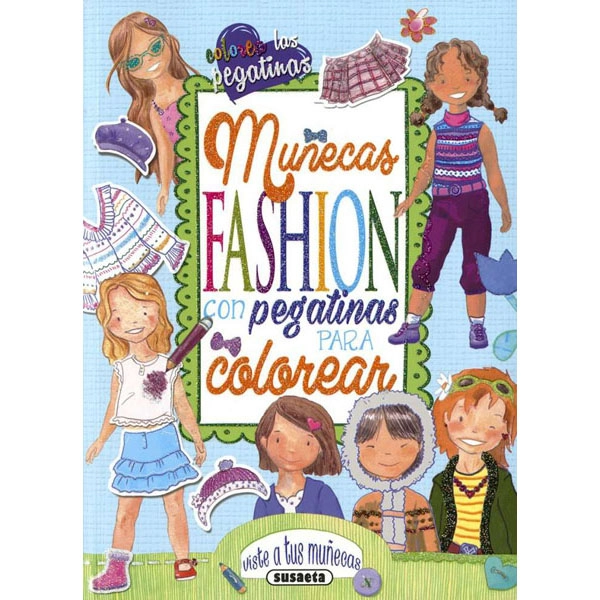 LIBRO SUSAETA MUÑECAS FASHION CON PEGATINAS S3217-2 LIBRO SUSAETA MUÑECAS FASHION CON PEGATINAS S3217-2