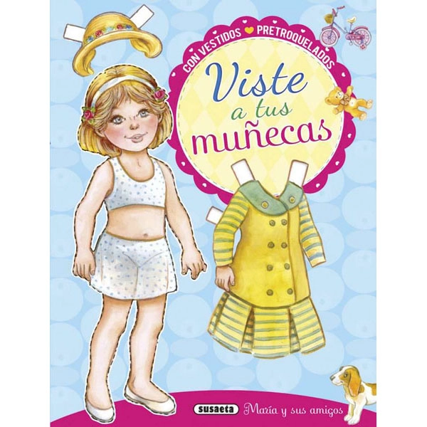 LIBRO SUSAETA VISTE A TUS MUÑECAS S3223-1 LIBRO SUSAETA VISTE A TUS MUÑECAS S3223-1