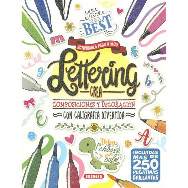 LETTERING CON PEGATINAS 1 SUSAETA REF. S3592-1 LETTERING CON PEGATINAS 1 SUSAETA REF. S3592-1