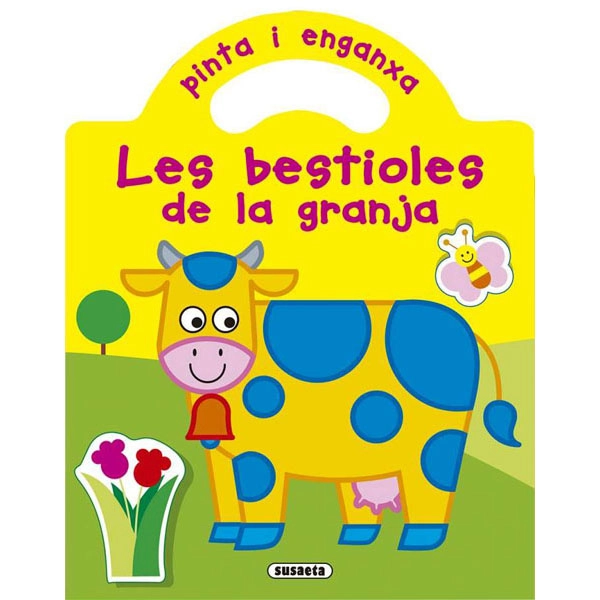 LIBRO SUSAETA PINTA Y ENGANXA LES BESTIOLES S8055-1 LIBRO SUSAETA PINTA Y ENGANXA LES BESTIOLES S8055-1