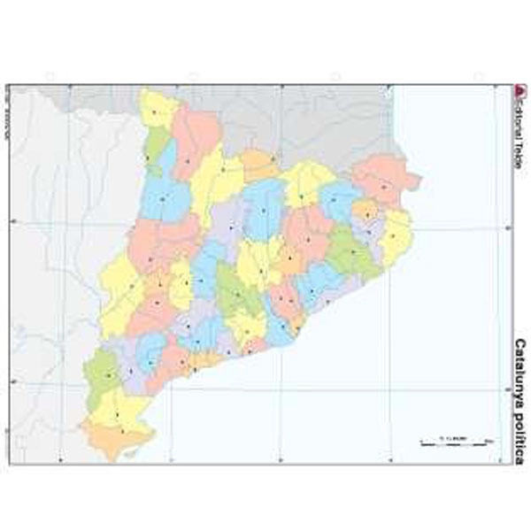 MM. CATALUNYA POLITIC (COLOR) TEIDE 9788430772056 MM. CATALUNYA POLITIC (COLOR) TEIDE 9788430772056