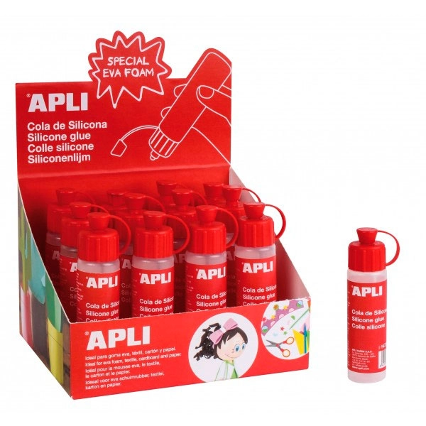 COLA DE SILICONA APLI 25 ML. (14772) COLA DE SILICONA APLI 25 ML. (14772)