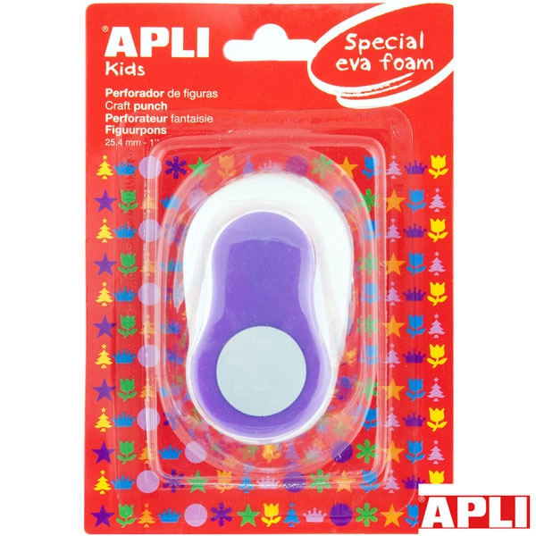 PERFORADORA FIGURAS EVA CIRCULO LILA 13301 APLI PERFORADORA FIGURAS EVA CIRCULO LILA 13301 APLI