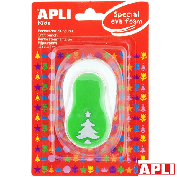 PERFORADORA FIGURAS EVA ARBOL VERDE 13303 APLI PERFORADORA FIGURAS EVA ARBOL VERDE 13303 APLI